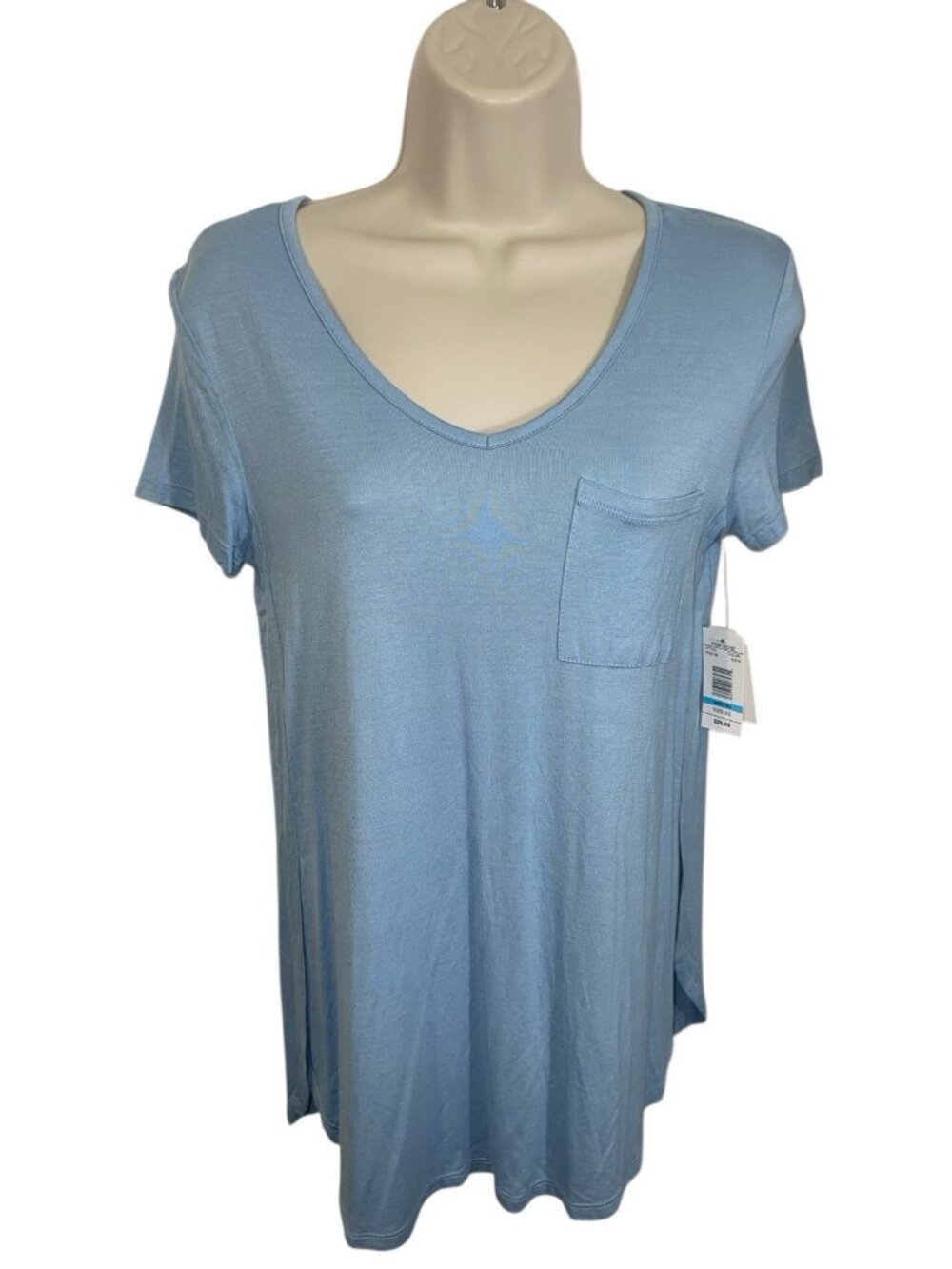 SWEET TEA'S BY PINK ROSE Women's Size XS Blue Tee Retail $26.00